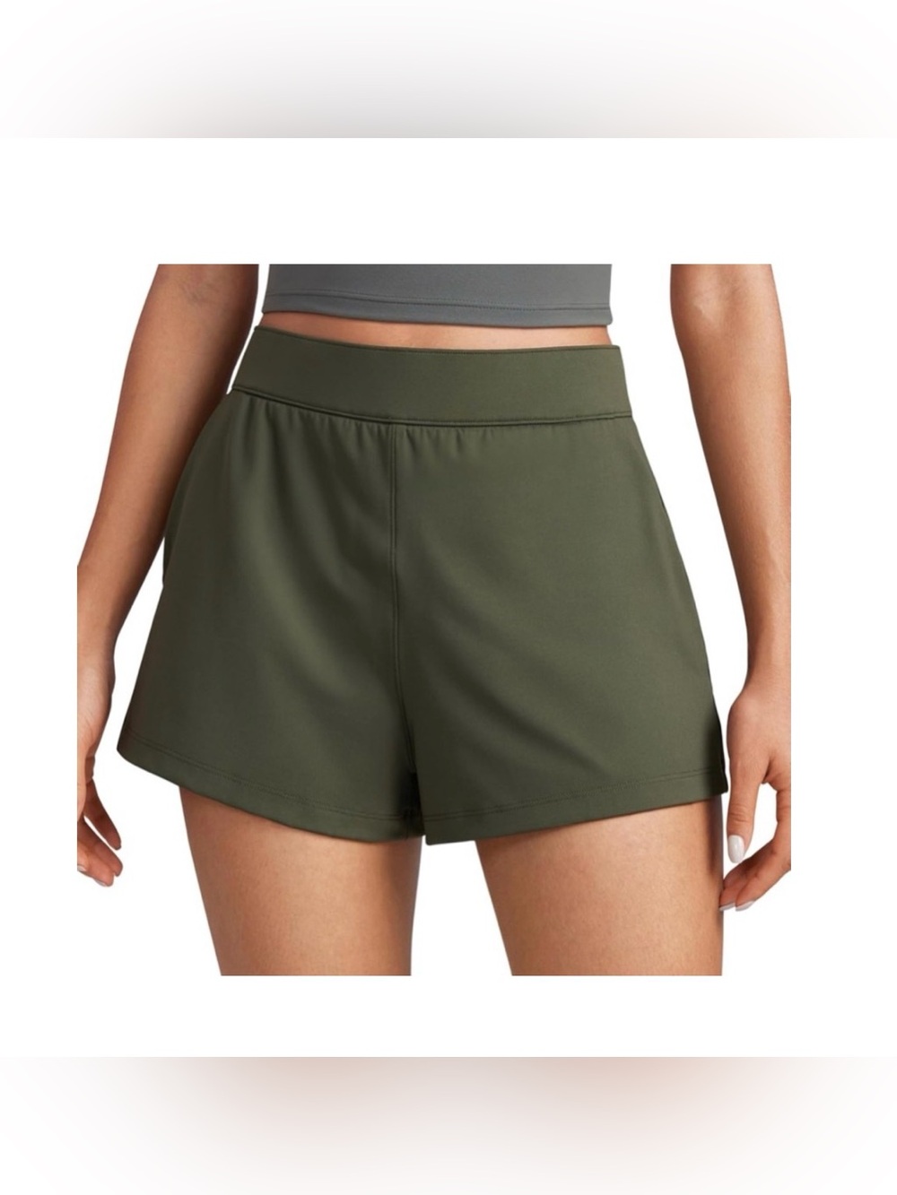 CRZ YOGA Womens 4-Way Stretch Athletic Shorts